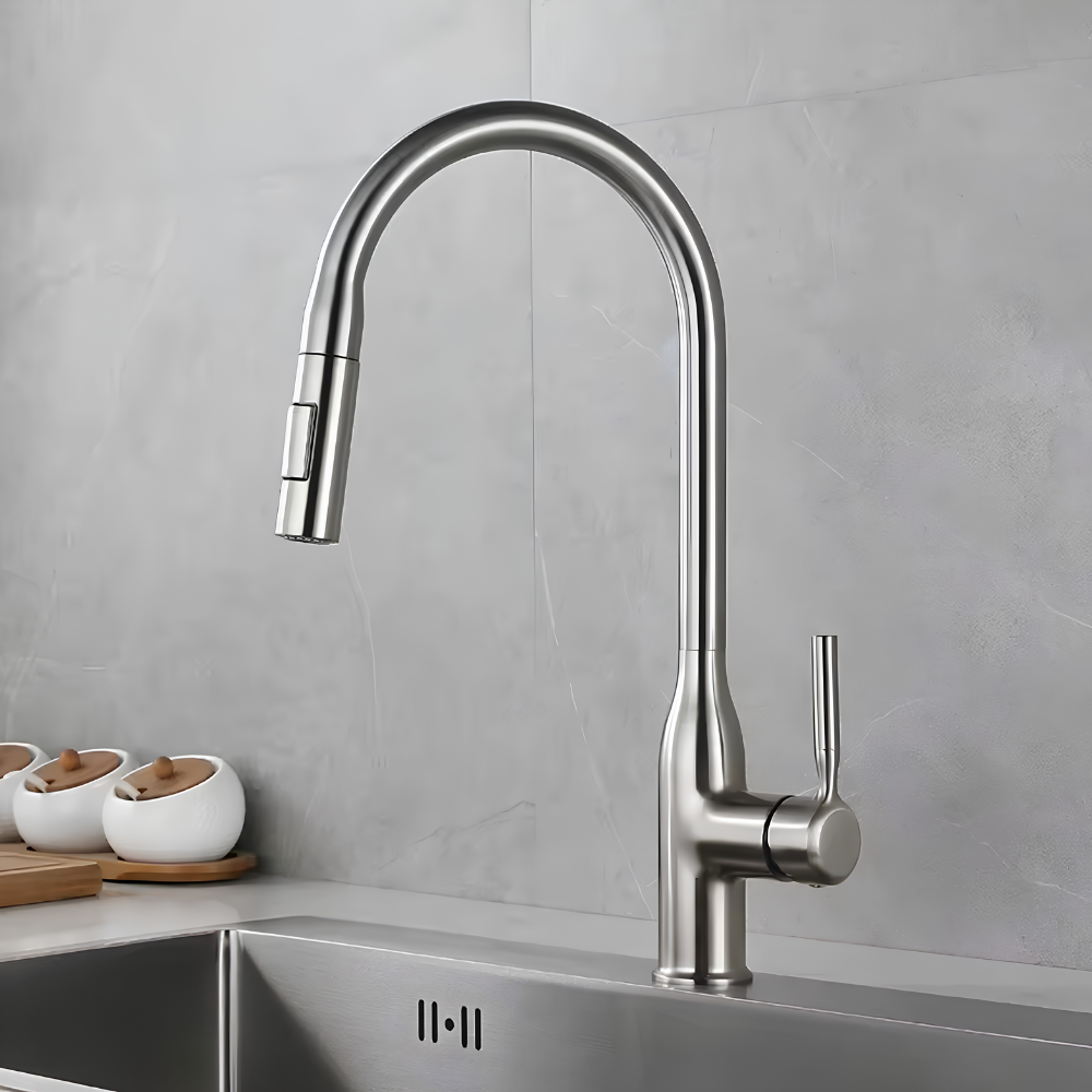 Robinet de Cuisine à Douchette Extractible – Pivotant 360°