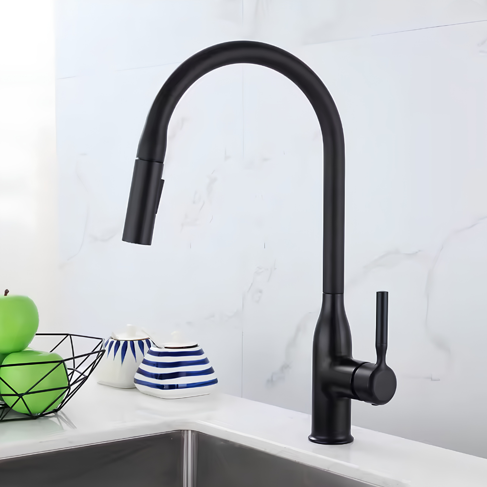 Robinet de Cuisine à Douchette Extractible – Pivotant 360°