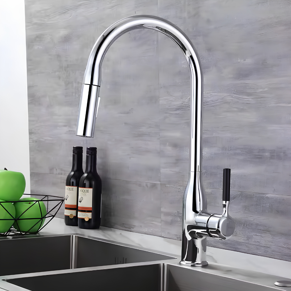 Robinet de Cuisine à Douchette Extractible – Pivotant 360°