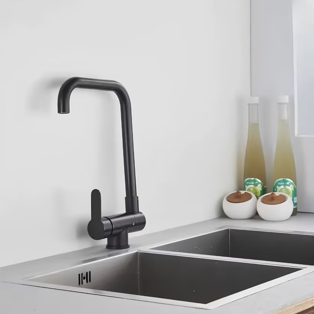 Robinet de Cuisine Rabattable sous Fenêtre – Pivotant 360°