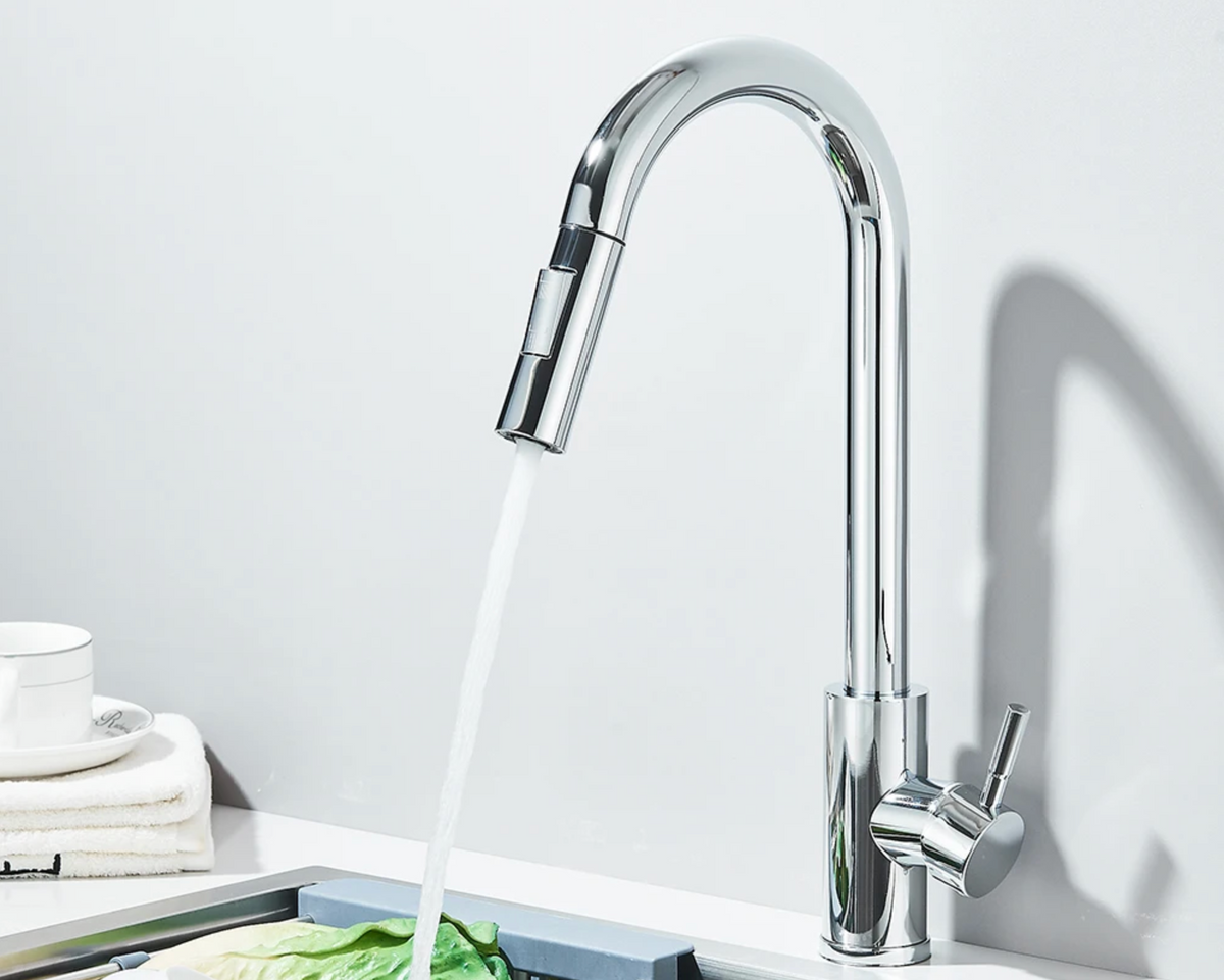 Robinet de Cuisine Mitigeur – Bec Haut Extractible 360°