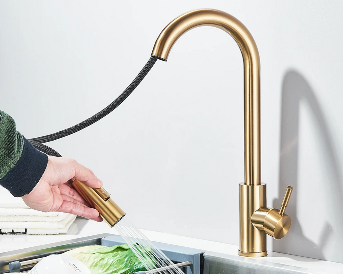 Robinet de Cuisine Mitigeur – Bec Haut Extractible 360°