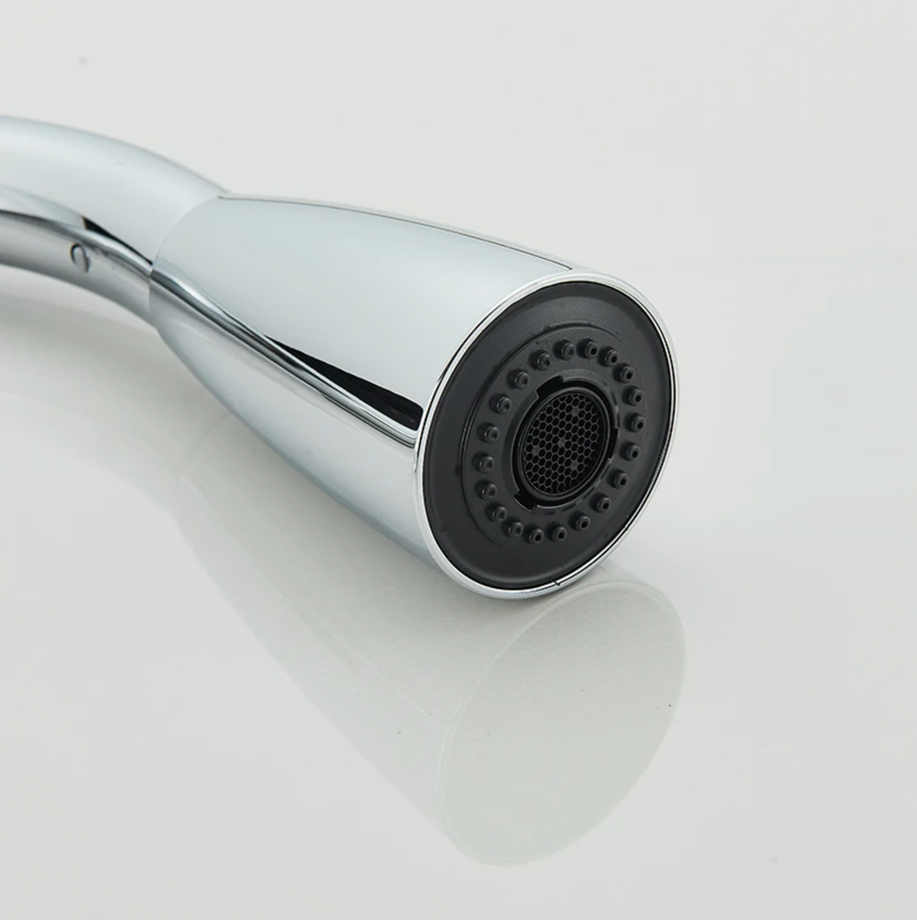 Robinet de Cuisine à Douchette Extractible – Bec Pivotant 360° – 2 Modes de Jet